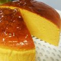 ハチ8コロ8's cooksnap of when they made ムースみたいな口溶け☆かぼちゃケーキ.