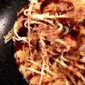 ame-ikuru's cooksnap of when they made 簡単〜うんまっ！もやしと卵のお好み焼き風.