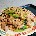 totopaka's cooksnap of when they made 小松菜と豚肉のポン酢炒め.
