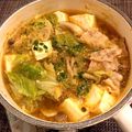 kyaoringo☆'s cooksnap of when they made こくうまスープ☆胡麻味噌鍋.