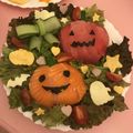 ☆超納豆ガール☆'s cooksnap of when they made ハロウィンに☆カルパッチョで大皿サラダ★.