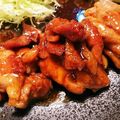 やじろべ234's cooksnap of when they made 鶏もも肉のジューシー照り焼き.