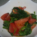 kisaragicats's cooksnap of when they made ほうれん草とトマトの中華風サラダ.