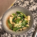まちゃ!'s cooksnap of when they made あと一品そんな時は 小松菜の卵とじ.