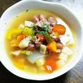 yu8mkw's cooksnap of when they made 具を食べるスープ＊金時豆の洋風煮.