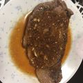 CS★C's cooksnap of when they made 簡単！　ステーキソース　醤油味.