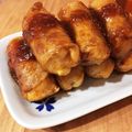 ガチャ＊'s cooksnap of when they made 冷凍可♡弁当にも！ちくわチーズの豚肉巻き.