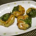 ジョングレ's cooksnap of when they made 鶏肉と豆腐のふんわりつくね♡大葉巻き.
