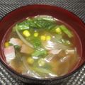 ジョングレ's cooksnap of when they made 具沢山★生姜のぽかぽかスープ.