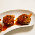 ｈａｐｐｙかおるん's cooksnap of when they made ＊椎茸の肉詰め　トマトソースver.＊.