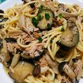 桔梗の芽's cooksnap of when they made しめじ・なす・ツナの簡単和風パスタ.