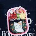 kazupooh77's cooksnap of when they made ハロウィン★おばけキティ キャラ弁.
