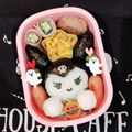 kazupooh77's cooksnap of when they made マイメロ クロミ 簡単 キャラ弁.