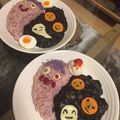 わかちんとシロ's cooksnap of when they made 色が変わる!?超簡単♡ハロウィンカレー.