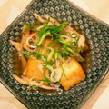 かにゃたろう's cooksnap of when they made 簡単☆旨しっ☆厚揚げきのこあんの中華風.