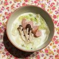 なつき☆ミ's cooksnap of when they made 分離しないフライパンで白菜の豆乳鍋♪.