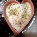 クック0NCLXO☆'s cooksnap of when they made 簡単！ハート❤な目玉焼き.