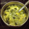 クックRQ8OPG☆'s cooksnap of when they made ぽかぽか♡レタスと卵のスープ♡.