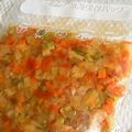 QPはにー's cooksnap of when they made 洋風料理の野菜段取り　冷凍保存で便利.
