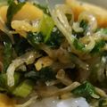クックBLTENE☆'s cooksnap of when they made ご飯がススム！大根葉のごま油炒め.