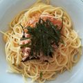 ☆うさきちさん☆'s cooksnap of when they made 超簡単‼︎なめ茸とシーチキンのパスタ♪.