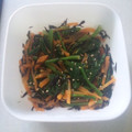 NOWbay's cooksnap of when they made ひじきとにんじんとほうれん草のお浸し.