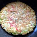 ＋SUN3's cooksnap of when they made キャベツたっぷりお好み焼き風玉子焼き.