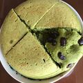 パクペロ's cooksnap of when they made 炊飯器☆HM抹茶ケーキin甘納豆♪.