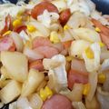 usshiさん's cooksnap of when they made ジャーマンポテト風コーン炒め.
