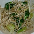 ぱにぱる's cooksnap of when they made レンジで簡単☆モヤシと小松菜のナムル.