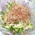 ザックリン☆'s cooksnap of when they made レンジで簡単☆エノキと胡瓜のねり梅和え☆.