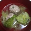 りじなちゃん's cooksnap of when they made 《肉団子と白菜のスープ》.