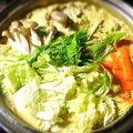 earth。's cooksnap of when they made きのこの豆乳カレー風味鍋.
