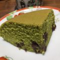 あちゅにゃ's cooksnap of when they made 炊飯器で◆抹茶とあんこのケーキ.