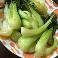 ポメちょん's cooksnap of when they made 焼きチンゲン菜.