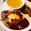 楽ちん楽ちん's cooksnap of when they made ふわとろオムハヤシライス.