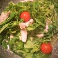 葡萄森's cooksnap of when they made 豚肉とルッコラのガーリック炒め.