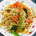 クックS3KLCL☆'s cooksnap of when they made 小松菜・もやしと厚揚げの煮物♪.