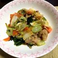 コーゼット's cooksnap of when they made 豚肉とチンゲンサイのピリ辛炒め.