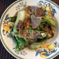 YUKI０'s cooksnap of when they made 牛肉とチンゲン菜と卵のオイスター炒め.