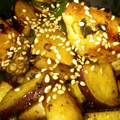 まなち☺'s cooksnap of when they made 鶏もも肉とさつまいもの甘辛炒め.