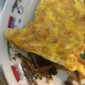 クックPPZQLX☆'s cooksnap of when they made 残ったきんぴらごぼうでチーズオムレツ.