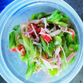 ＊ぽちゃぼー＊'s cooksnap of when they made キャベツとカニカマの酢の物.