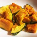 ★☆爽羽ﾏﾏ☆★'s cooksnap of when they made レンジでチン かぼちゃと安納芋の温野菜.