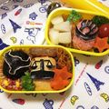 lulla0113's cooksnap of when they made キュウレンジャー キャラ弁.