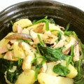 ｅｋ４'s cooksnap of when they made ❀ほうれん草のじゃが炒め❀.