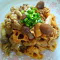 ryo2378's cooksnap of when they made こってりカレー味♪豚肉と蓮根のカレー炒め.