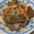こむぎぱくぱく's cooksnap of when they made うちの定番☆こんにゃくとちくわのきんぴら.