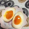 ぽぽきゅ's cooksnap of when they made 醤油レモン茹で玉子.