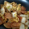 はぴ365's cooksnap of when they made 大根と白菜のカレー炒め.